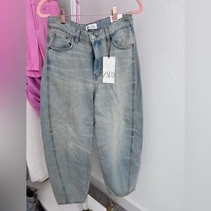Zara Barrel Jeans